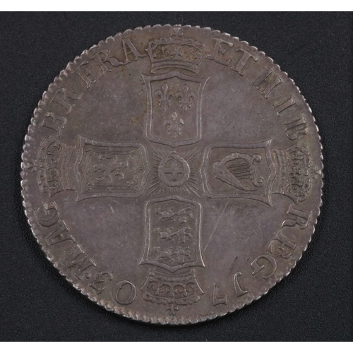 75 - Anne Shilling 1703 Coin