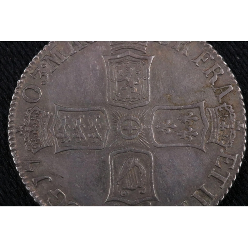 75 - Anne Shilling 1703 Coin