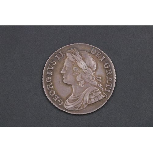 80 - George II Shilling 1739 Roses & Plumes