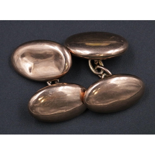 81 - Pair of 9CT Gold Cufflinks 3.18Grams