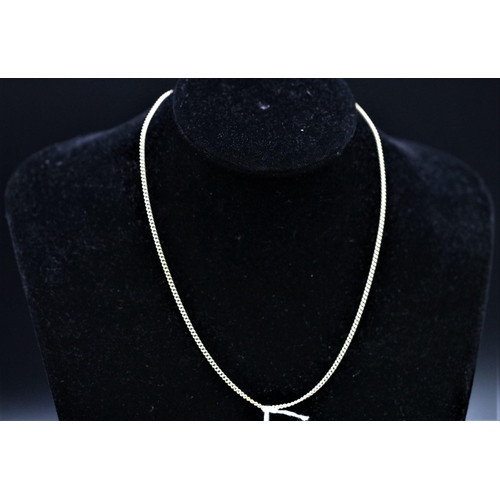 84 - 9CT Gold Ladies Knecklace 18