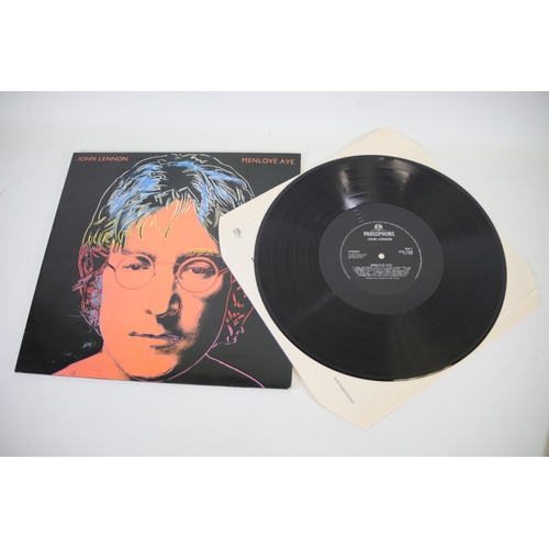 102 - John Lennon, MENLOVE AVE, PCS 7308, Vinyl Album, Very good condition. George Harrison, Somewhere in ... 