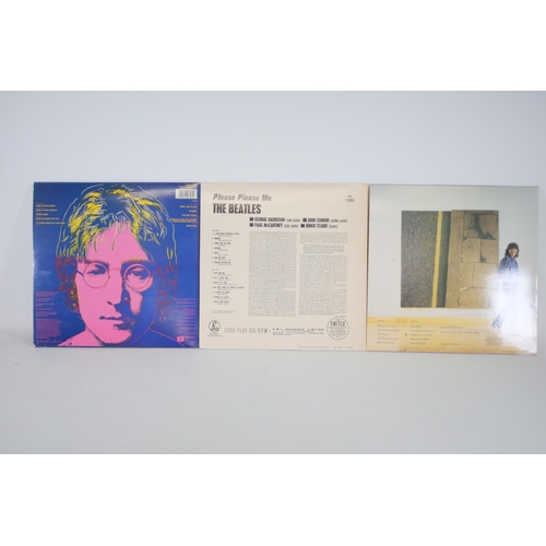 102 - John Lennon, MENLOVE AVE, PCS 7308, Vinyl Album, Very good condition. George Harrison, Somewhere in ... 