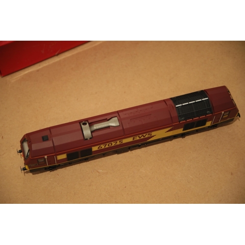 140 - Western Star Hornby Locomotive EWS 67025 boxed and was sealed unsealed for photography then put back... 