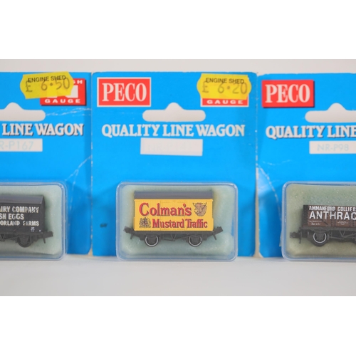 150 - Peco Goods wagons x6 boxed in excellent condition