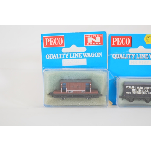 150 - Peco Goods wagons x6 boxed in excellent condition