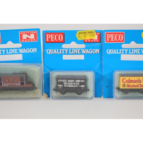 150 - Peco Goods wagons x6 boxed in excellent condition