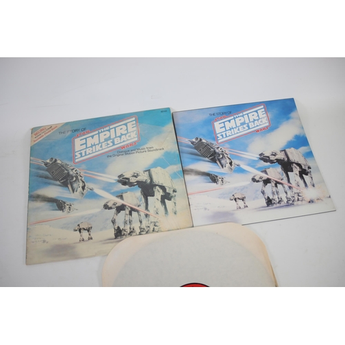 16 - 2 Vinyl records Star wars original soundtrack story of star wars and the story of star wars  empire ... 