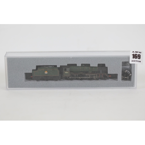 169 - Jubilee 45611 Hong Kong 4000 gal tender BR green N gauge Graham Farish 372-476 looks to be in good c... 