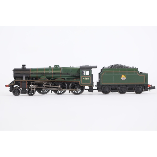 169 - Jubilee 45611 Hong Kong 4000 gal tender BR green N gauge Graham Farish 372-476 looks to be in good c... 