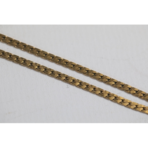 200 - x2 9 ct gold necklaces x1 18