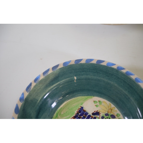 206 - A set of 6 bowls (Bough Pottery) by Elizabeth Amour. All signed and all made in Scotland bowls 2 bow... 