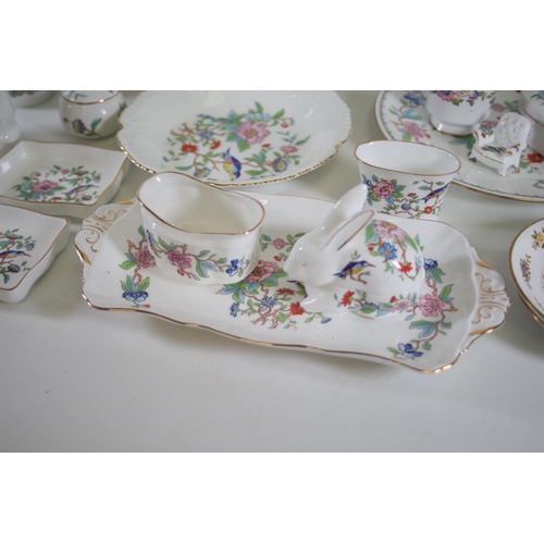 208 - A Large collection of Aynsley China, including vases, plates, cups, saucers, jugs etc