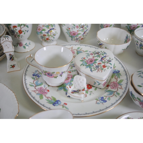 208 - A Large collection of Aynsley China, including vases, plates, cups, saucers, jugs etc