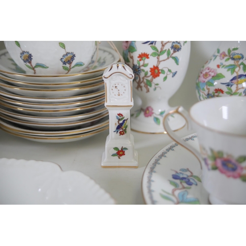 208 - A Large collection of Aynsley China, including vases, plates, cups, saucers, jugs etc