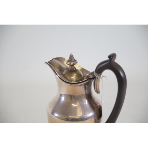 224 - 1907 London Henry Staford Ltd Silver coffee pot with baker lite handle, 409grams including handle Ha... 