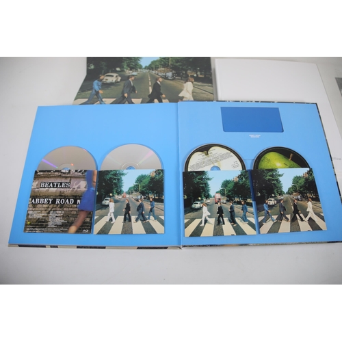 227 - Beatles Abbey Road Anniversary Edition Book and CDS / The Beatles Special Edition 6x Blue Ray and Bo... 