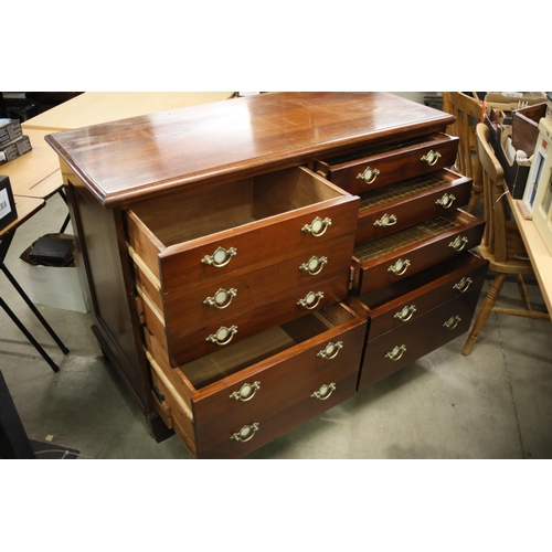 384 - Apothecary Victorian Mahogany Chest of Drawers.