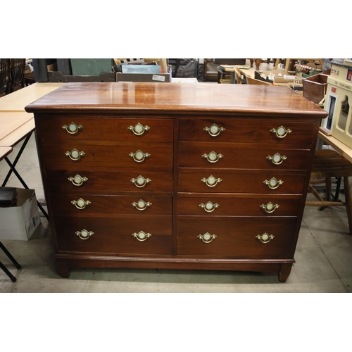 384 - Apothecary Victorian Mahogany Chest of Drawers.