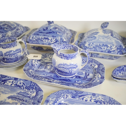 48 - A Large quantity of blue and white Spode China.