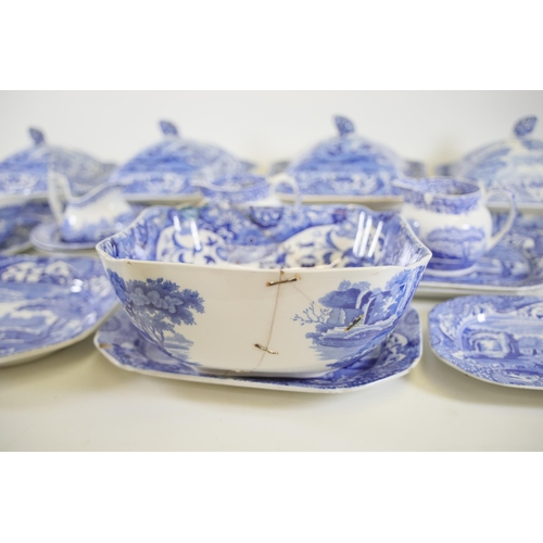 48 - A Large quantity of blue and white Spode China.