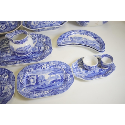 48 - A Large quantity of blue and white Spode China.