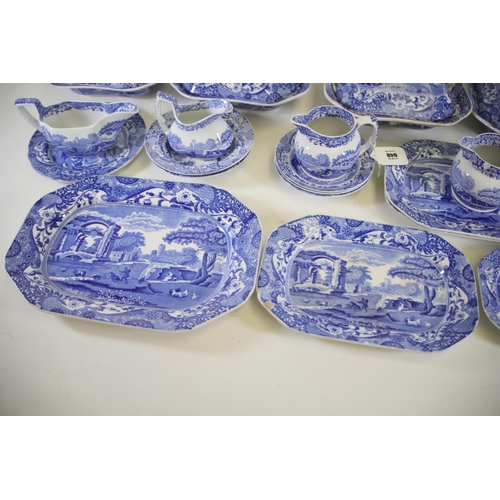 48 - A Large quantity of blue and white Spode China.