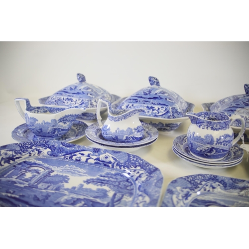 48 - A Large quantity of blue and white Spode China.