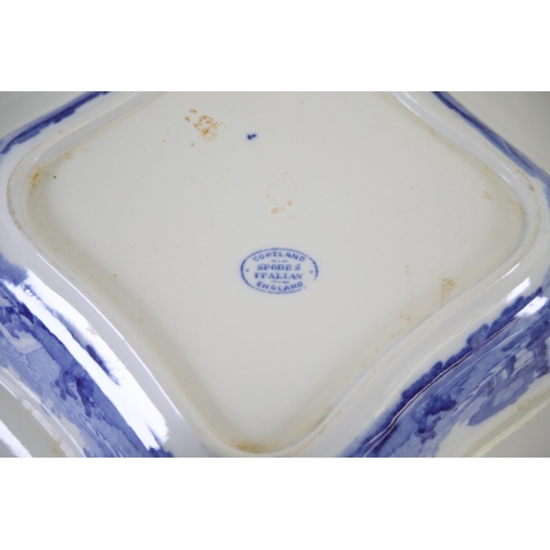 48 - A Large quantity of blue and white Spode China.