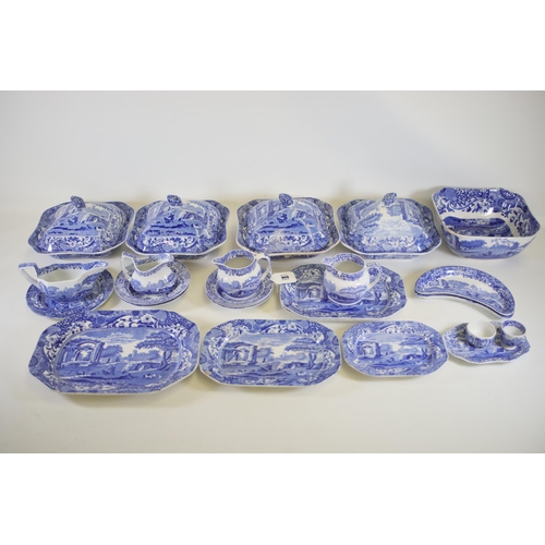 48 - A Large quantity of blue and white Spode China.