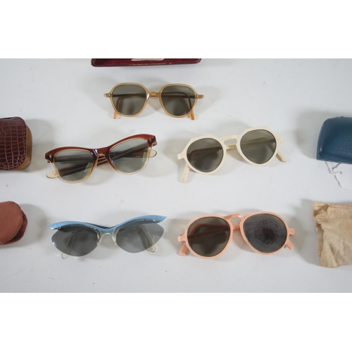 53 - 5 pairs of vintage 50s/60s sunglasses including Polaroid.