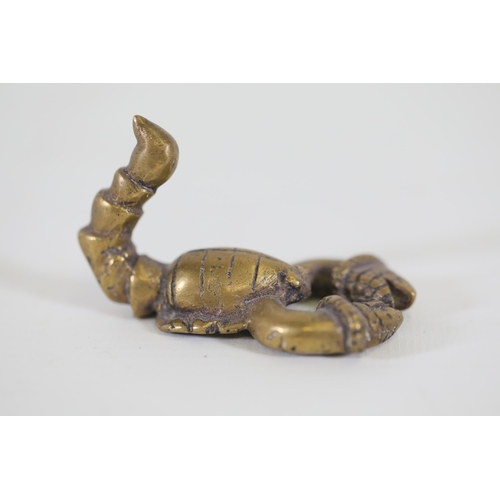 56 - Ashanti Gold Weights Collection, c1890 - 1910, Bronze animals