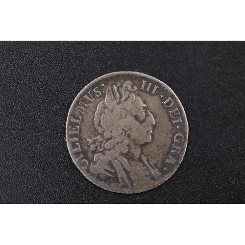 64 - William the third 1697 silver shilling