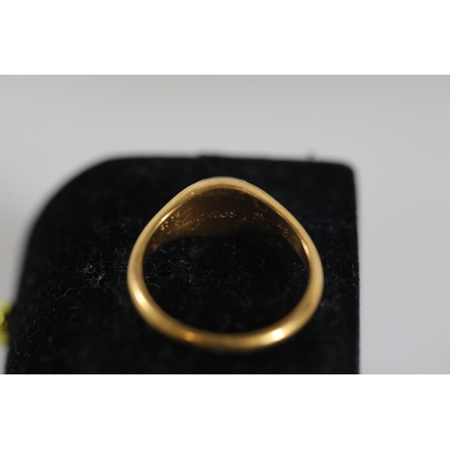 72 - Dated August 1st, 1873, Rj 18 inscribed as photographed. A beautiful, and highly unusual ring. Weigh... 