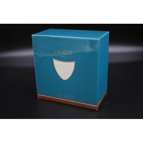 88 - Large Lalique perfume bottle in box sylphide flacon collection 2000 - 40 mil size original box paper... 