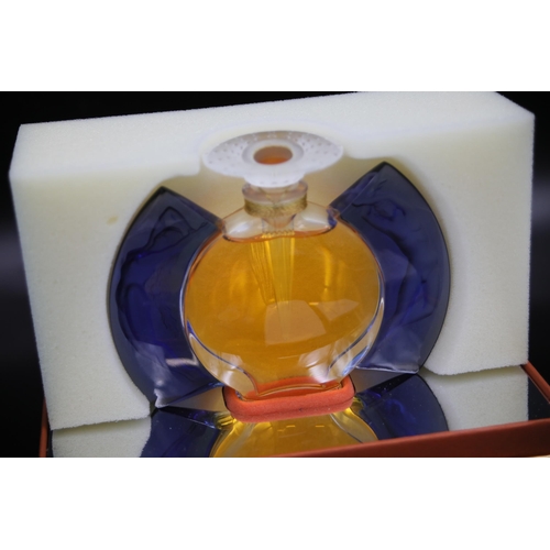 89 - Large Lalique perfume bottle in box flacon collection 1999 40 mil bottle unopened all with certifica... 