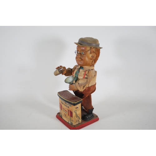 9 - 1950's Japanese tin toy charley weaver bartender ( needs a clean ) but in lovely condition