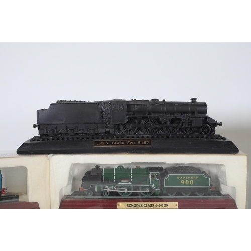 101 - Collection of various static steam engines 12 in total. LMS duchess of Sutherland 6233. British rail... 