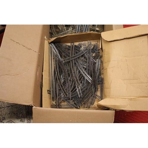 102 - Large amount of various oo gauge track extensive large box of contents. All in used condition