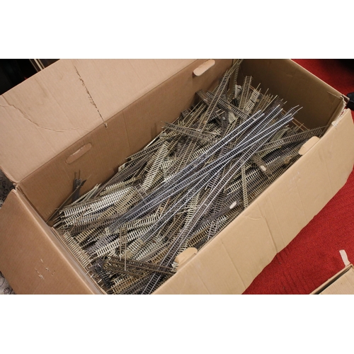 102 - Large amount of various oo gauge track extensive large box of contents. All in used condition