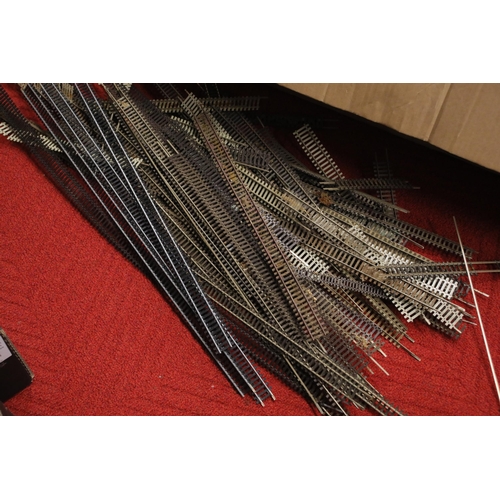 102 - Large amount of various oo gauge track extensive large box of contents. All in used condition