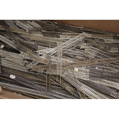 102 - Large amount of various oo gauge track extensive large box of contents. All in used condition