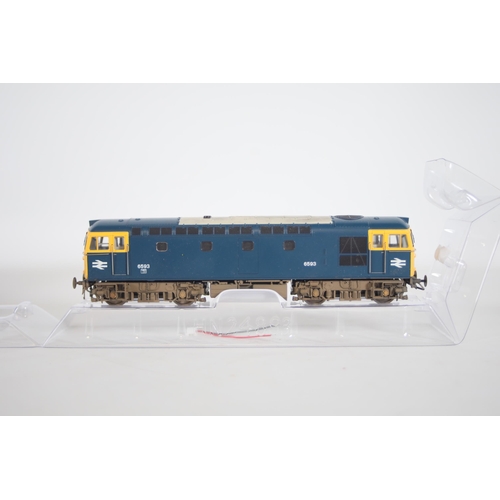 118 - Heljan class 33 2 6593 in blue with yellow ends, Diesel Locomotive OO Gauge, excellent used conditio... 