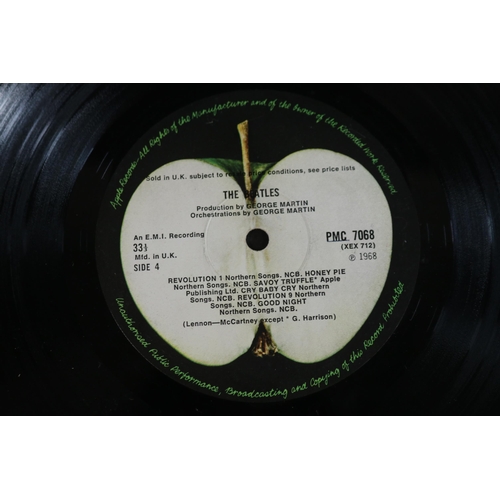 12 - The Beatles White Album PMC 7068 with Posters. Top opening with wider spine, which has been worn qui... 