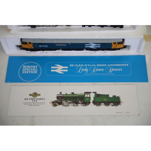 128 - Hornby Special Edition Class 47 BR Co Co Diesel Locomotive Lady Diana Spencer, 47712. Box not comple... 