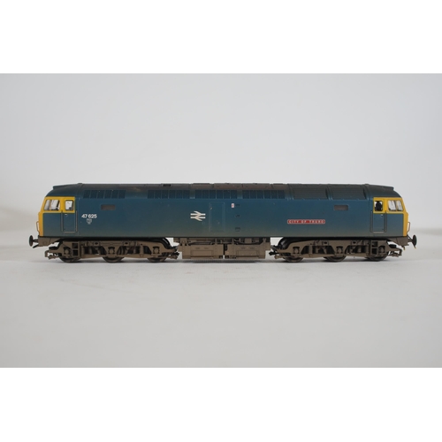 133 - Bachmann Class 47 47625 City of Truro, British Rail Blue 