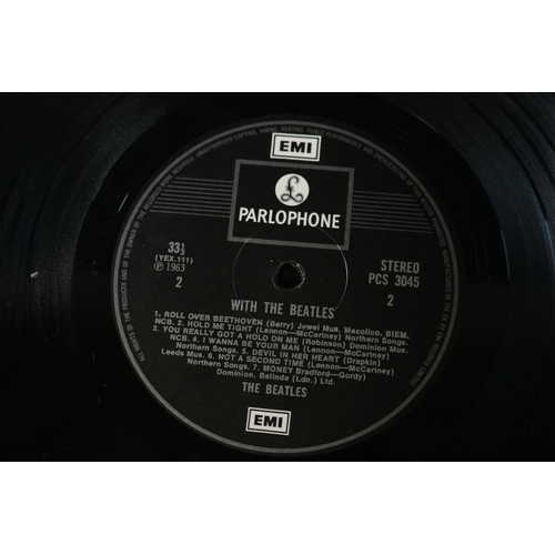 14 - With The Beatles Mono and Stereo PMC1206 and PCS3045. PMC1206, on one side reads XEX 448-7N GHH C (l... 