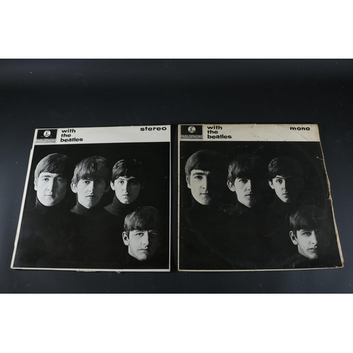 14 - With The Beatles Mono and Stereo PMC1206 and PCS3045. PMC1206, on one side reads XEX 448-7N GHH C (l... 