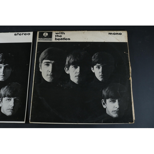 14 - With The Beatles Mono and Stereo PMC1206 and PCS3045. PMC1206, on one side reads XEX 448-7N GHH C (l... 