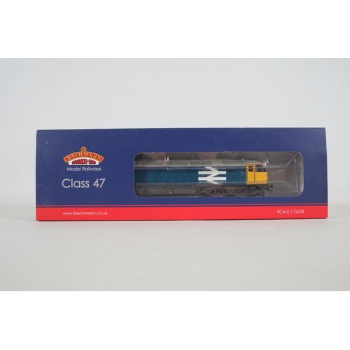 141 - Bachmann Class 47 47436 Br Blue Large Logo Locomotive Boxed OO Gauge. Both the box and Locomotive ap... 